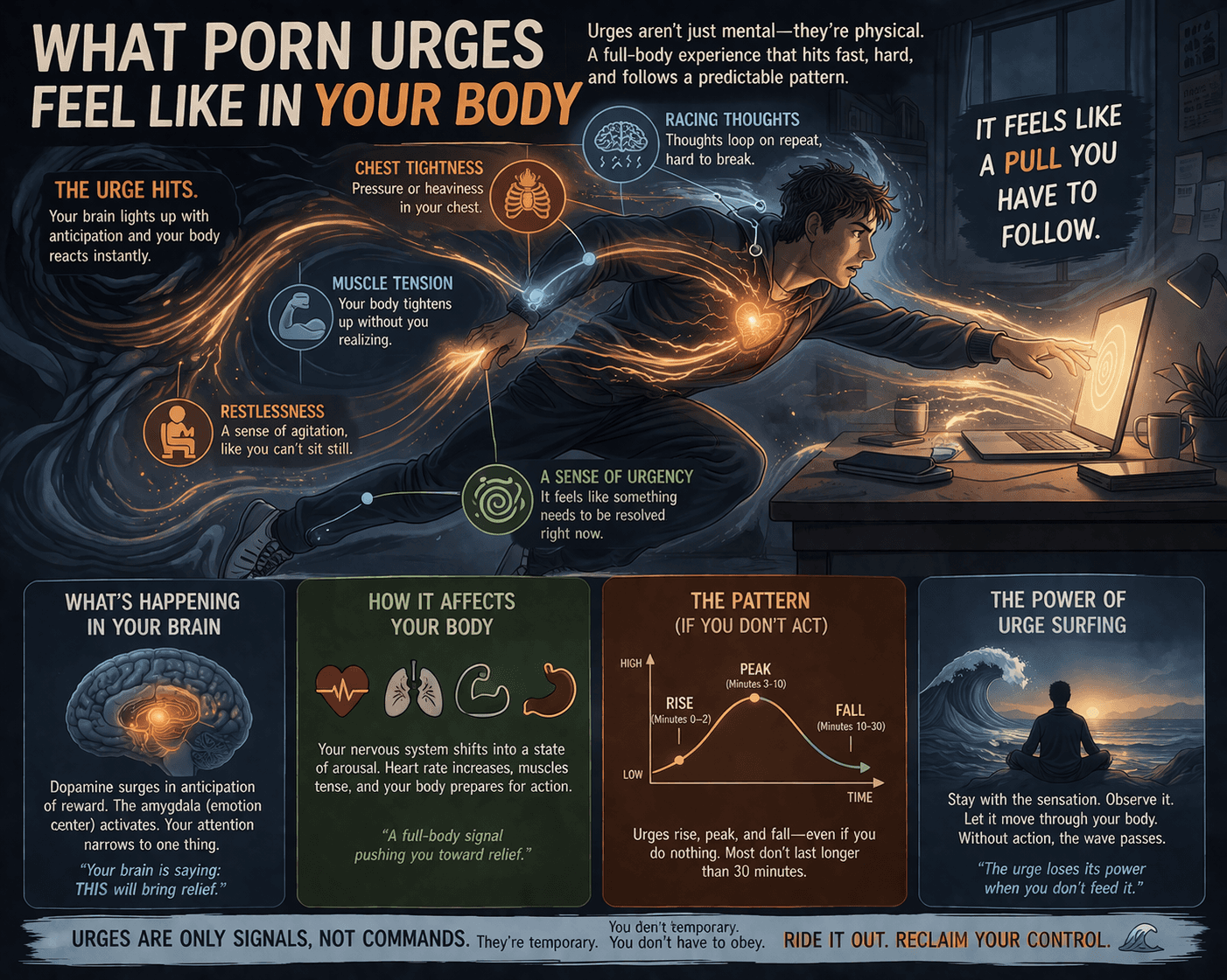 What porn urges feel like in the body