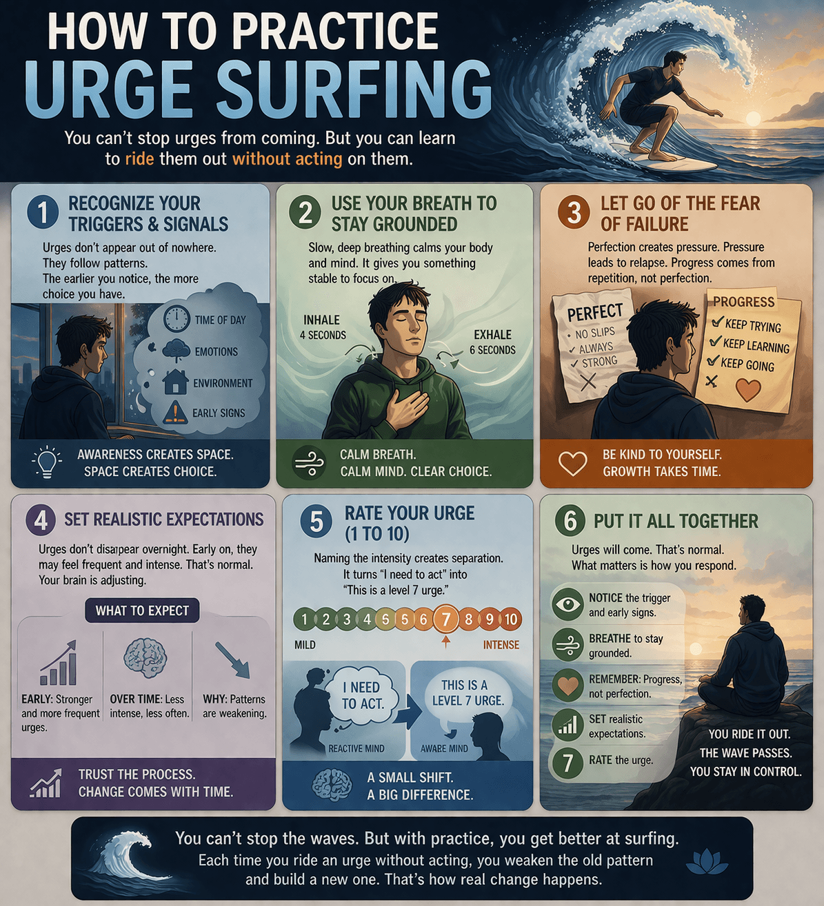 How to practice urge surfing