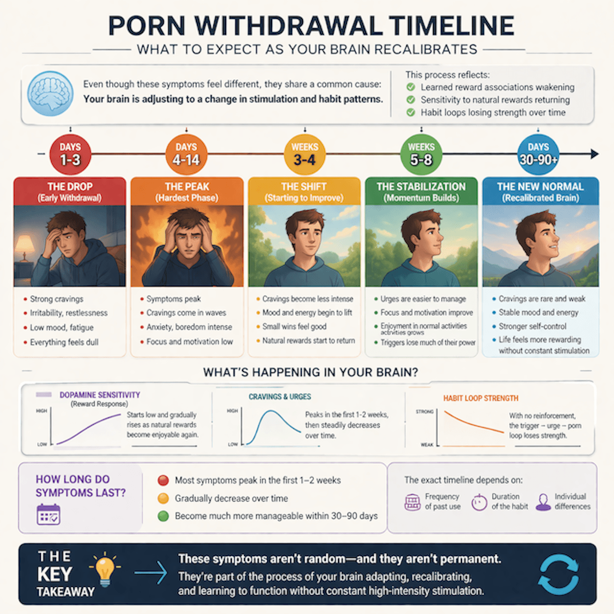 porn withdrawal timeline